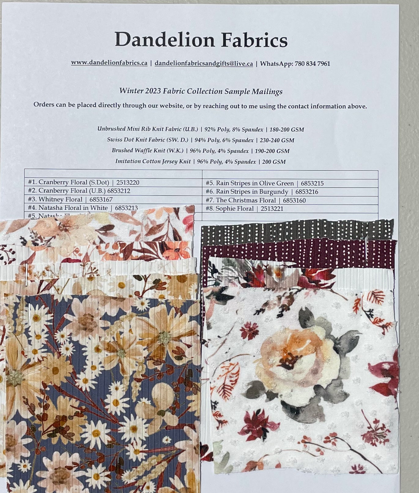 Winter 2023 Look Book | Physical Copy