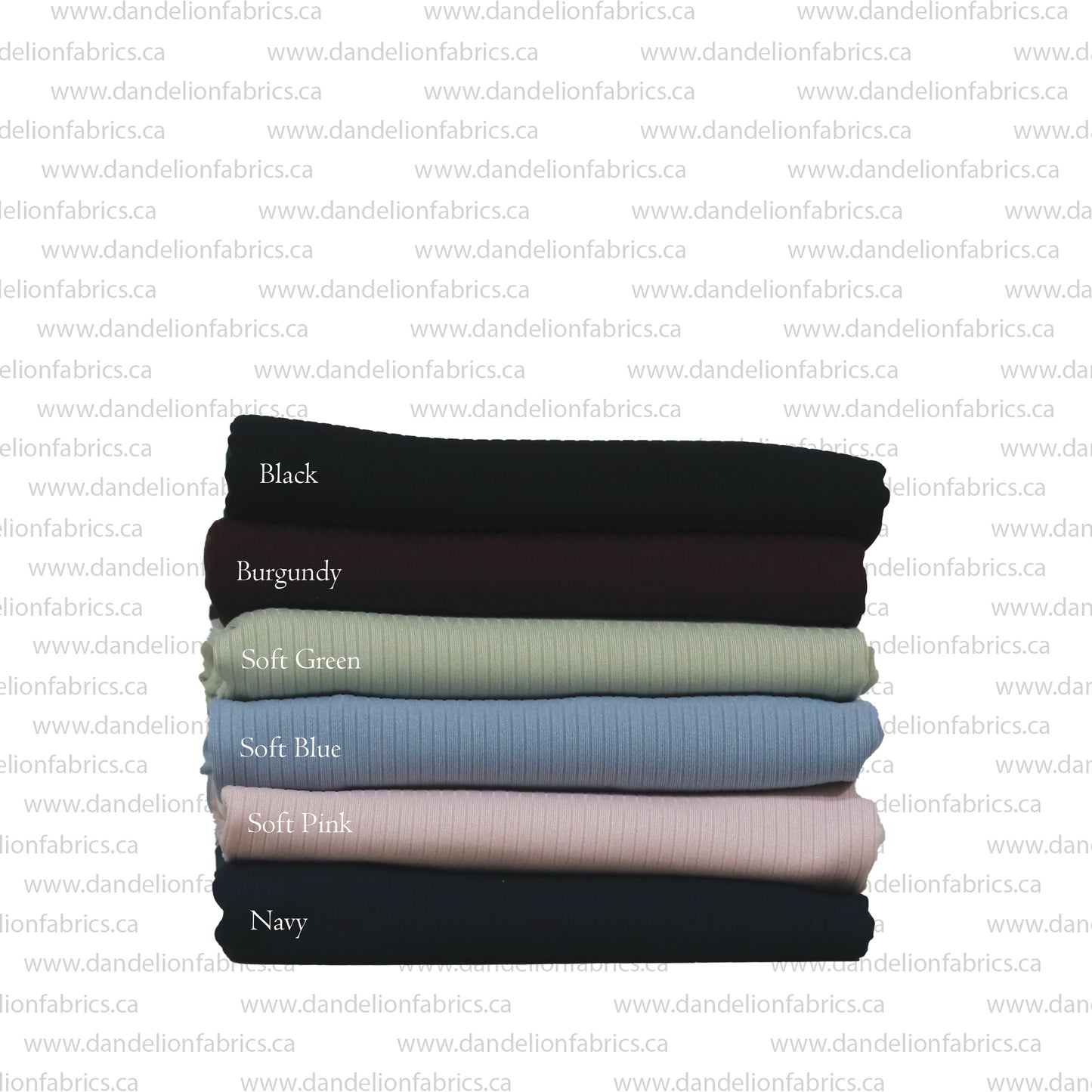 Calgary Rib Kit Fabric | Soft Blue