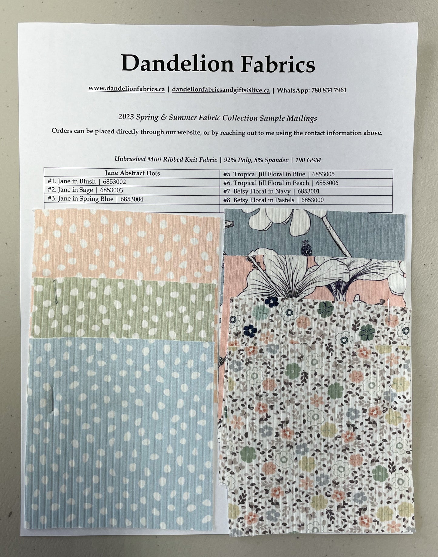 Spring & Summer 2023 Look Book