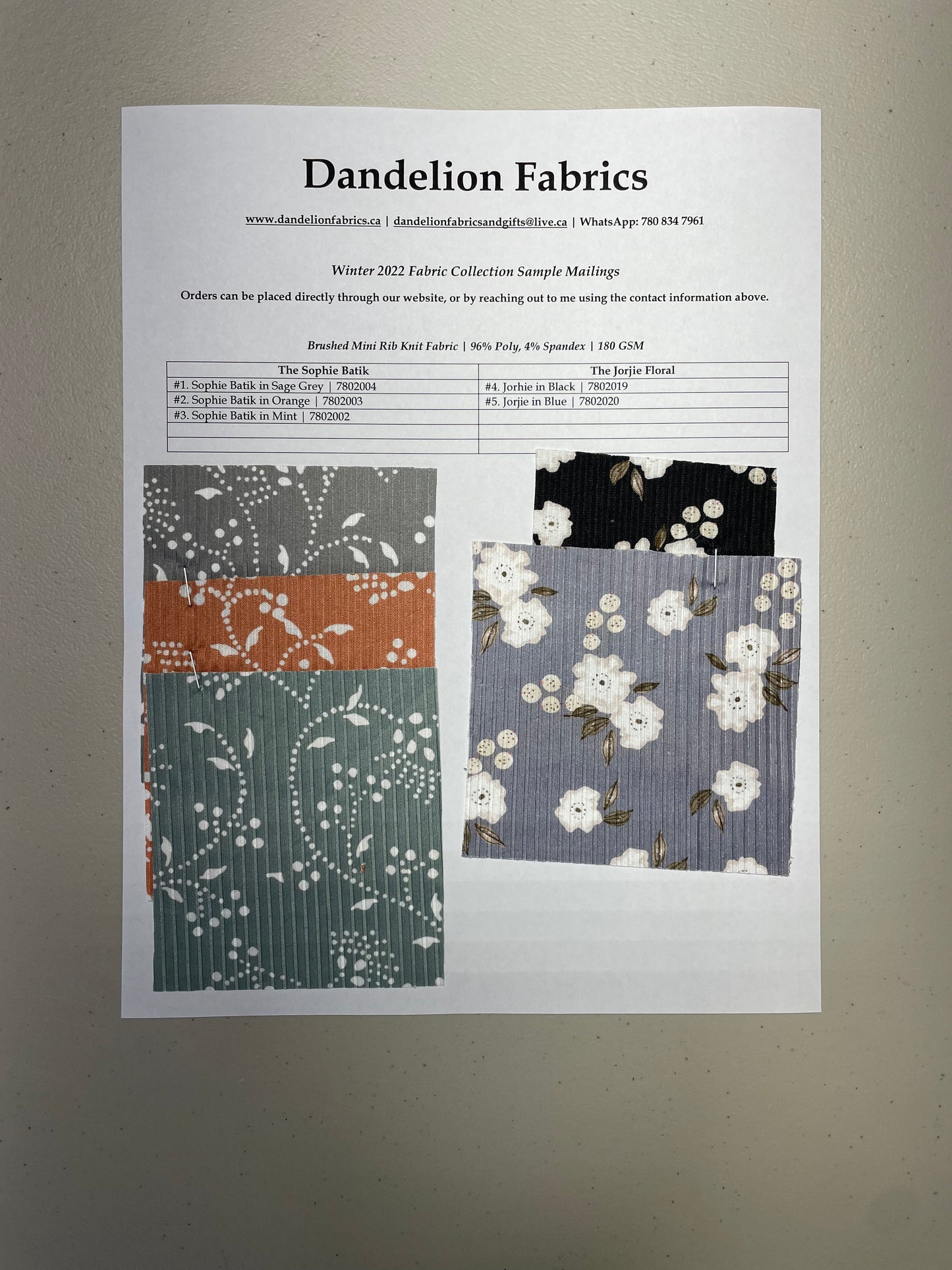 Winter Look Book | Physical Copy