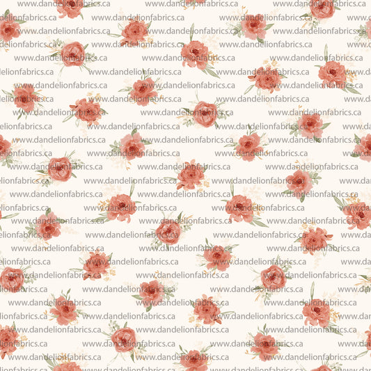 Kate Floral | Swiss Dot Knit Fabric