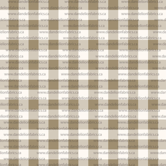Vienna Gingham Plaid in Olive Green | Summer Breeze Knit Fabric