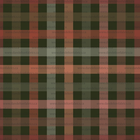 Quality Disclaimer Below | Christmas Plaid | Pebble Stone Knit Fabric