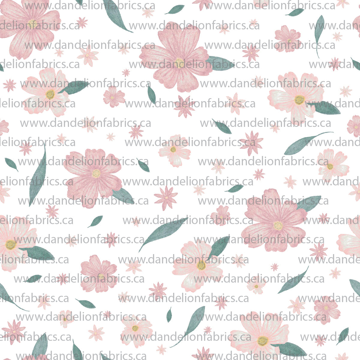 Mini Laura Ann Floral | Swiss Dot Knit Fabric