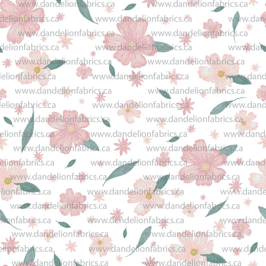 Mini Laura Ann Floral | Swiss Dot Knit Fabric