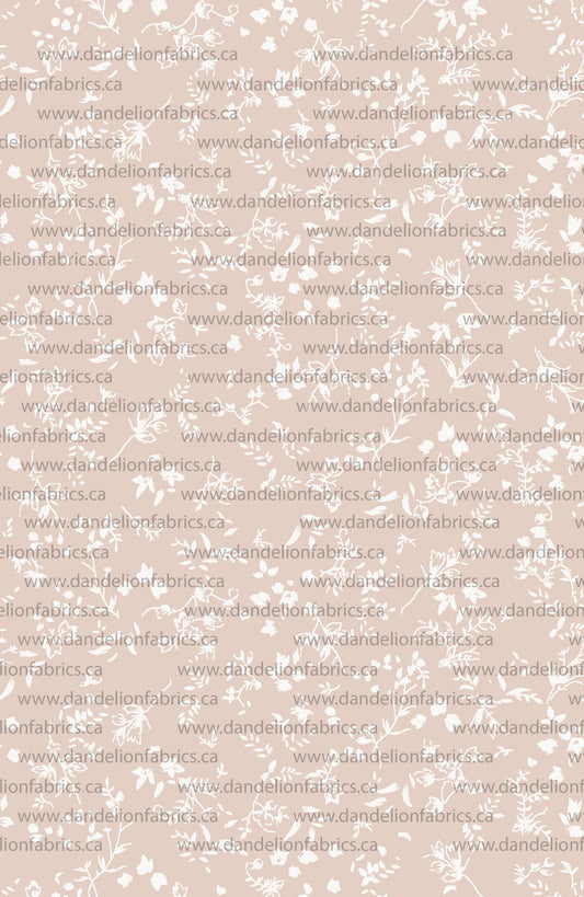 Gianna Floral in Pink | Jasper Rib Knit Fabric