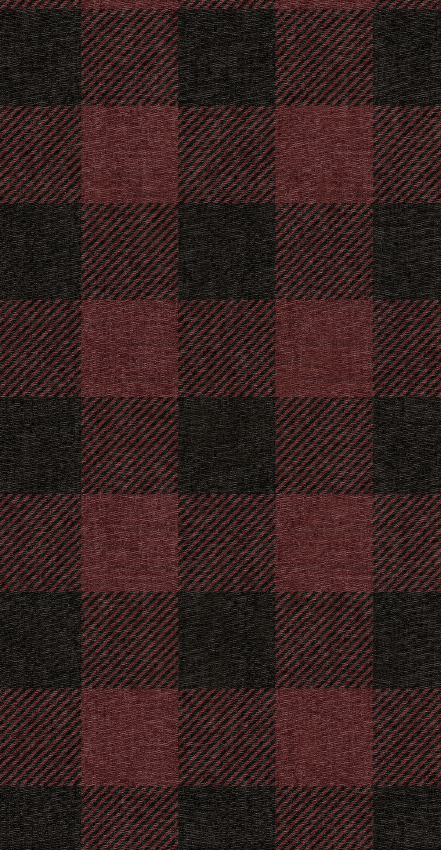 Slightly Imperfect - Read Below | Buffalo Plaid in Deep Red | Eureka Jersey Knit Fabric