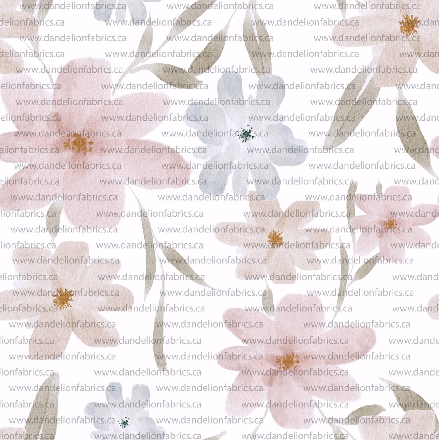 Sierra Floral | Swiss Dot Knit Fabric